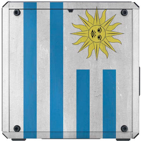 Uraguay Flag Distressed Cooler Master MasterBox Q300L Mini Tower Skin